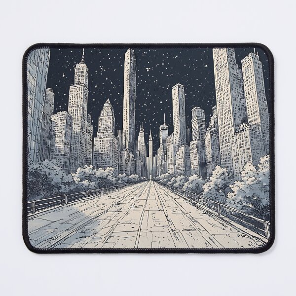 Item preview, Urban Nightscape designed and sold by RedwaveNexus.