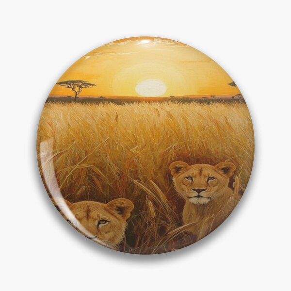 Item preview, Hidden Kings of the Savannah designed and sold by DreamistStore.