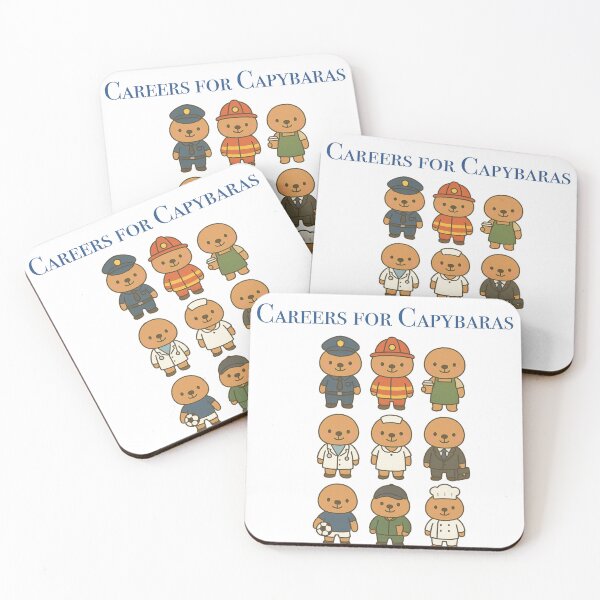 Item preview, Careers for Capybaras Playful Kawaii Design designed and sold by Pokah79.