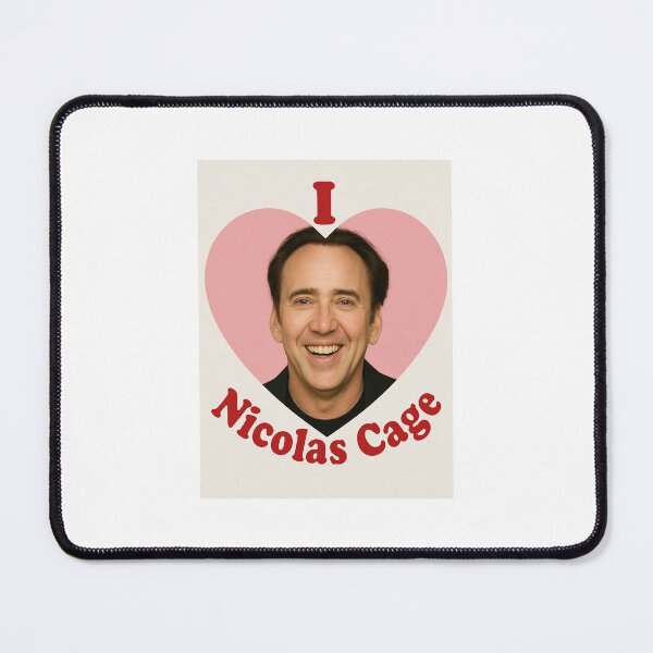 Item preview, I love nicolas cage birthday funny prank meme gift weird designed and sold by CheeseBlueprint.