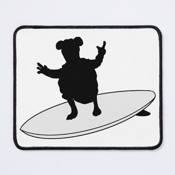Item preview, Rizzo The Rat On A Surfboard designed and sold by Animals-by-JB.