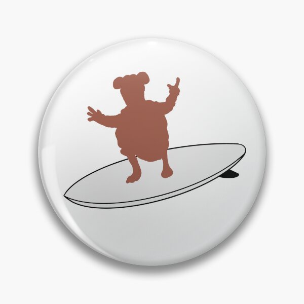 Item preview, Rizzo The Rat On A Surfboard designed and sold by Animals-by-JB.