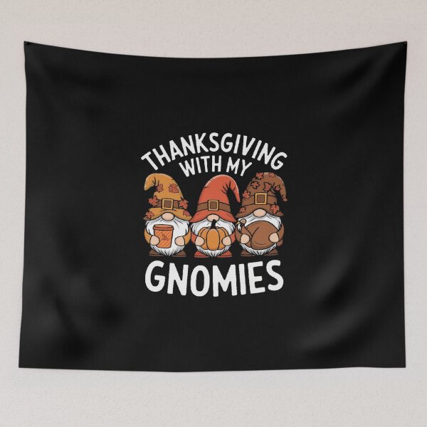 Item preview, Thanksgiving dinner gnomes designed and sold by CandyVenom.
