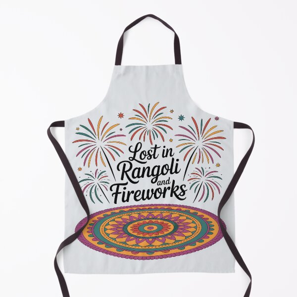 Item preview, Lost in Rangoli and Fireworks – Vibrant Diwali Festival Design designed and sold by Jollys-ArtShop.
