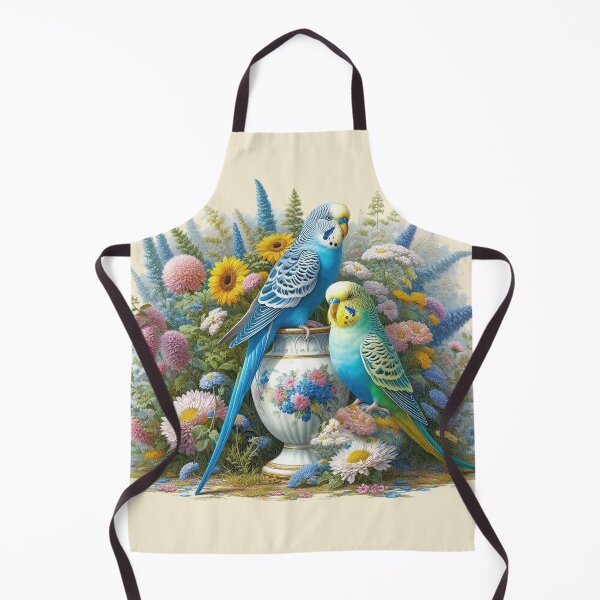 Item preview, Parakeet Budgies Flower Garden designed and sold by candiscamera.