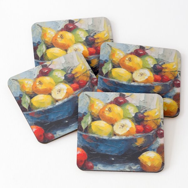 Item preview, Vintage Fruits Painting, Vintage Fruits Wall Art, Summer Fruits Painting French Country Kitchen Wall Art, Fruits In A Bowl Oil Painting designed and sold by SavageVision.