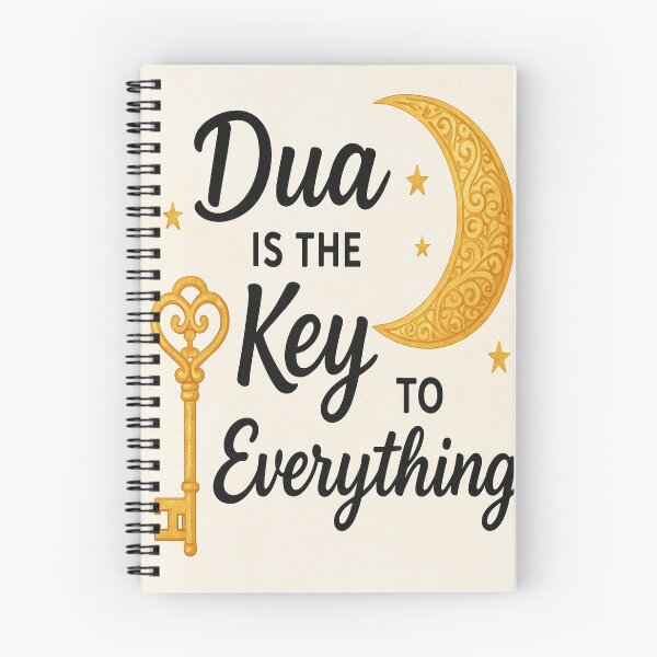 Item preview, Dua is the Key to Everything – Islamic Crescent Moon & Key Design designed and sold by AkilaCreations .