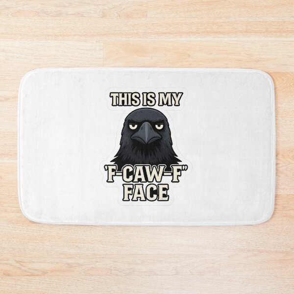 Item preview, This is my F-CAW-F face sarcastic meme crow designed and sold by MujernDesignArt.