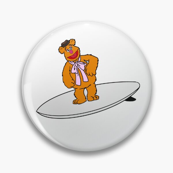 Item preview, Fozzie Bear On A Surfboard designed and sold by Animals-by-JB.