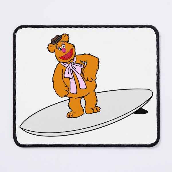 Item preview, Fozzie Bear On A Surfboard designed and sold by Animals-by-JB.