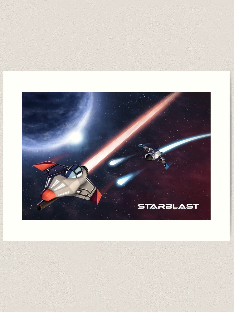 Starblast Poster Art Board Print for Sale by neuronality