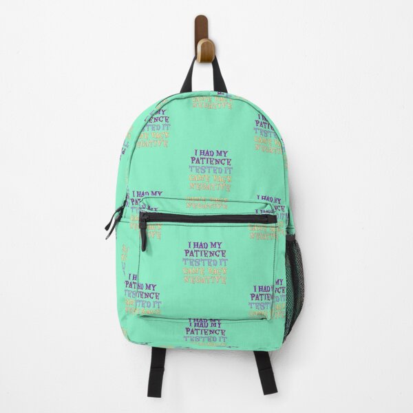 Item preview, Patience Tested Negative Funny Quote Gift designed and sold by Arnulfo Cainero97.