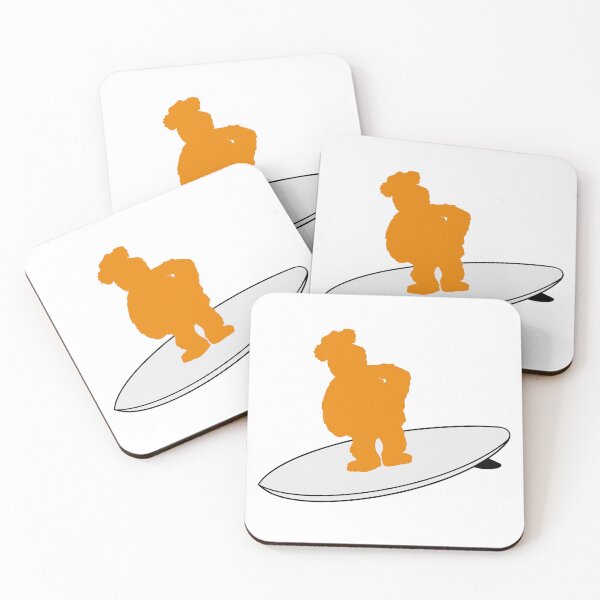 Item preview, Fozzie Bear On A Surfboard designed and sold by Animals-by-JB.
