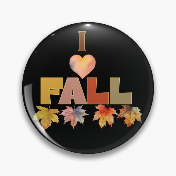 Item preview, I Love Fall / I Heart Fall Colorful Autumn Leaves designed and sold by SunandShade.