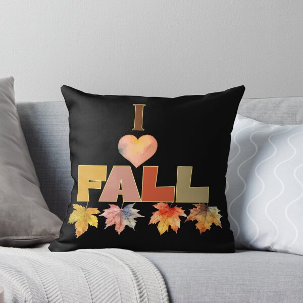 Item preview, I Love Fall / I Heart Fall Colorful Autumn Leaves designed and sold by SunandShade.