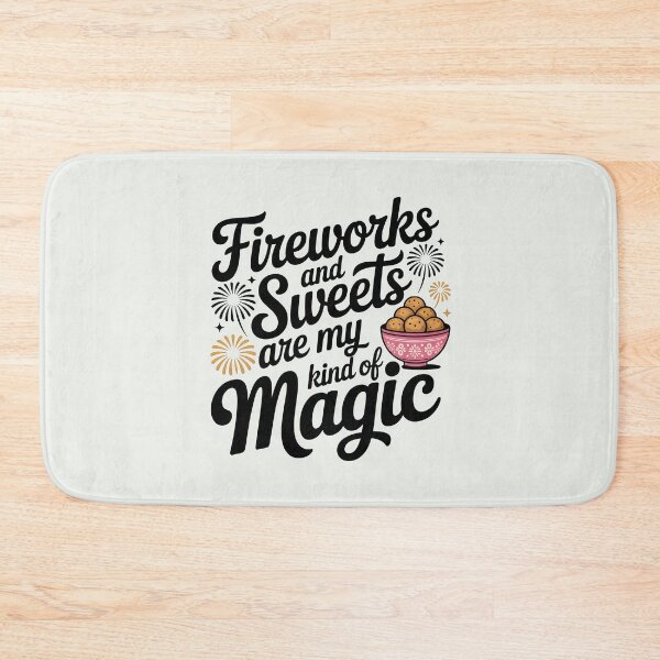 Item preview, Fireworks and Sweets Are My Kind of Magic – Diwali Celebration Design designed and sold by Jollys-ArtShop.