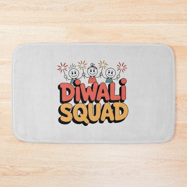 Item preview, Diwali Squad – Festival of Lights Celebration Design designed and sold by Jollys-ArtShop.