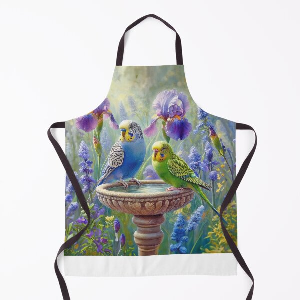 Item preview, Parakeet Budgies Iris Garden designed and sold by candiscamera.