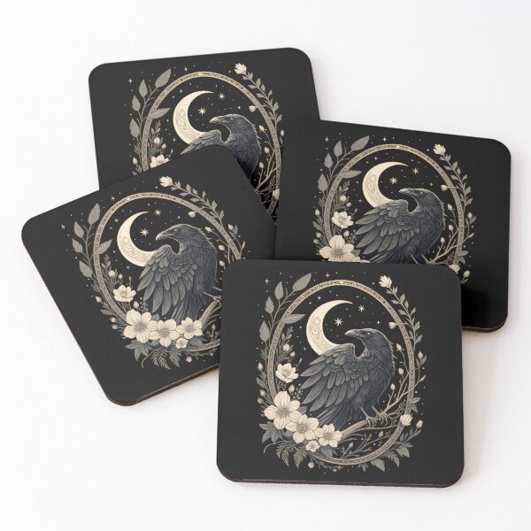 Item preview, Starlit Raven designed and sold by SolombraArt.