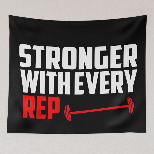Item preview, Stronger With Every Rep designed and sold by TheFineShirt.