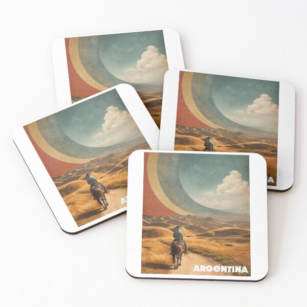 Artikelvorschau, Retro Horizons: Gaucho-Geist in Argentiniens Golden Hills entworfen und verkauft von ForeverPrintsOK.