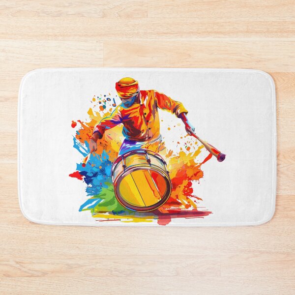 Item preview, Colorful Abstract Drummer Art – Festival Music Design designed and sold by DesignArtist.ia.