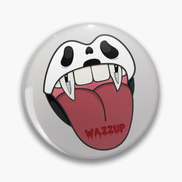 Item preview, Wazzup Ghostface Lips Sticker  designed and sold by LittleRockArt.