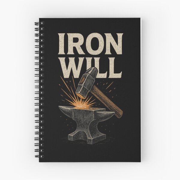 Item preview, Iron Will – Viking Forge Hammer and Anvil Shirt designed and sold by Mythborn Saga.