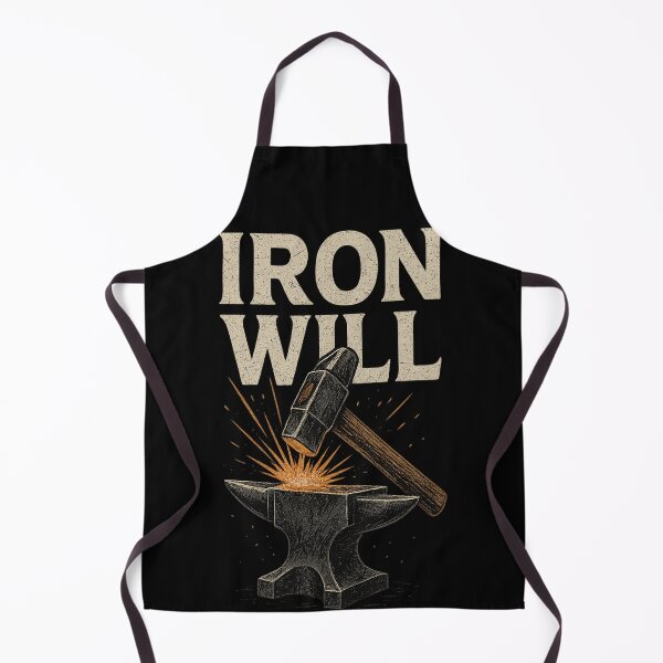 Item preview, Iron Will – Viking Forge Hammer and Anvil Shirt designed and sold by Mythborn Saga.