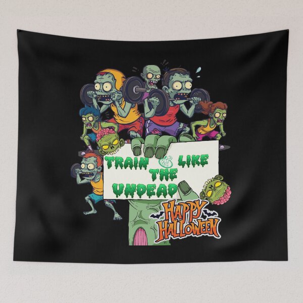 Item preview, Train Like the Undead – Funny Zombie Gym Workout Halloween Design designed and sold by CrazyInkWorks.