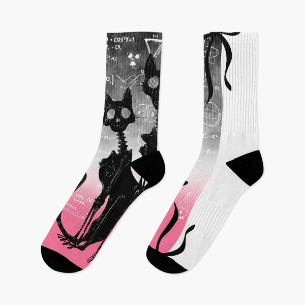 Item preview, Cyber Goth STEM Cats 2025 – Y2K Dark Academia Pink Aesthetic Skeleton Ca designed and sold by LizaRancel.