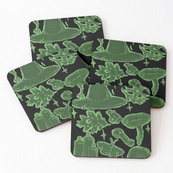 Item preview, Full Page Green Witch designed and sold by ThistleArtwork.