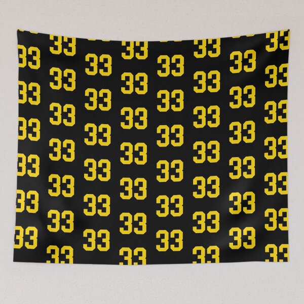 Item preview, Bold Yellow Sport Number 33 designed and sold by NECHSTORE.