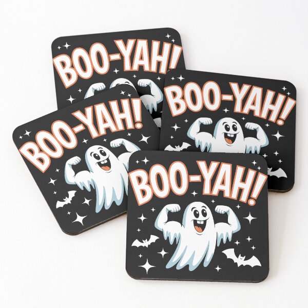 Item preview, Boo-Yah!: A funny Halloween T-shirt design that's all about strength and spooky fun. For the Halloween Festive Season designed and sold by Grang Art Artistic Designs.