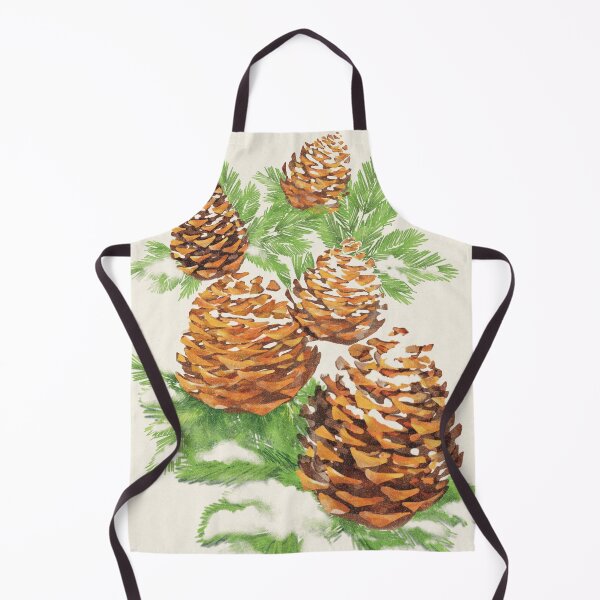 Item preview, Pine cones under the snow designed and sold by Hélène Carmona.