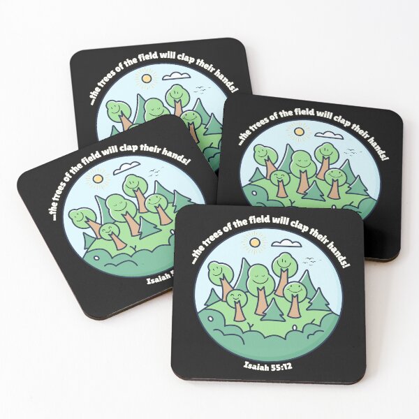 Item preview, Isaiah 55 12 | The Trees Will Clap Their Hands | Bible Verse Encouragement designed and sold by SunandShade.