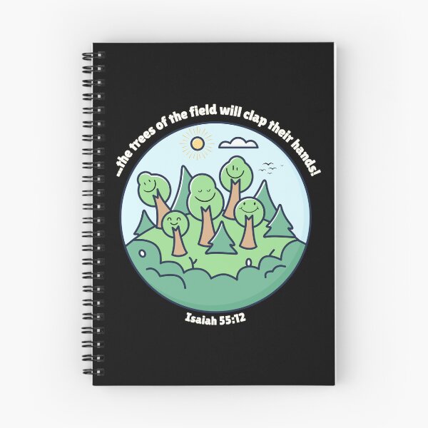 Item preview, Isaiah 55 12 | The Trees Will Clap Their Hands | Bible Verse Encouragement designed and sold by SunandShade.