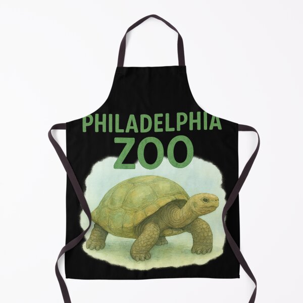 Item preview, Philadelphia Zoo Galápagos Tortoise Watercolor Illustration designed and sold by EuropeanPrints.