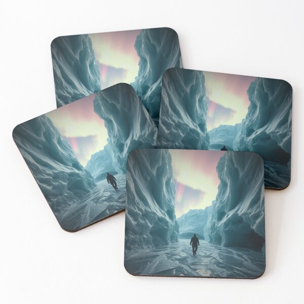 Item preview, Frozen Canyon Journey – Lone Explorer in the Ice designed and sold by Shouganai-Mind.