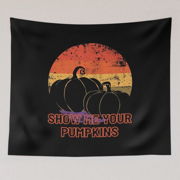 Item preview, Vintage Halloween Art Show Me Your Pumpkins Funny Gifts For Halloween Lovers designed and sold by PrintInkLab.