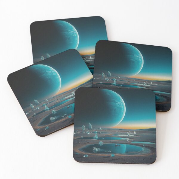 Item preview, Cosmic Ocean Reflections – Surreal Alien World designed and sold by Shouganai-Mind.
