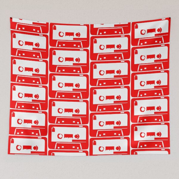 Item preview, Cassette Abstract Red designed and sold by liuxpixel.