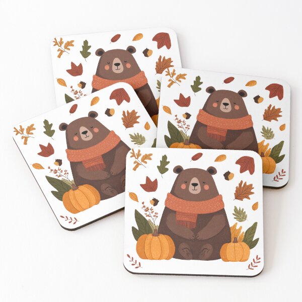Item preview, Autumn Bear | T-Shirt designed and sold by NicolasGlowArt.