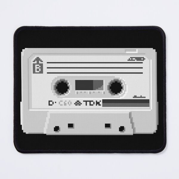 Item preview, Cassette BW Pixel Art designed and sold by liuxpixel.