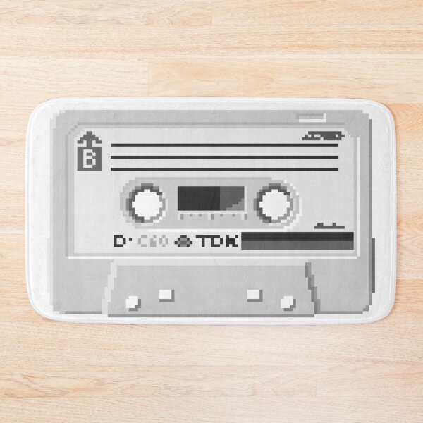 Item preview, Cassette BW Pixel Art designed and sold by liuxpixel.