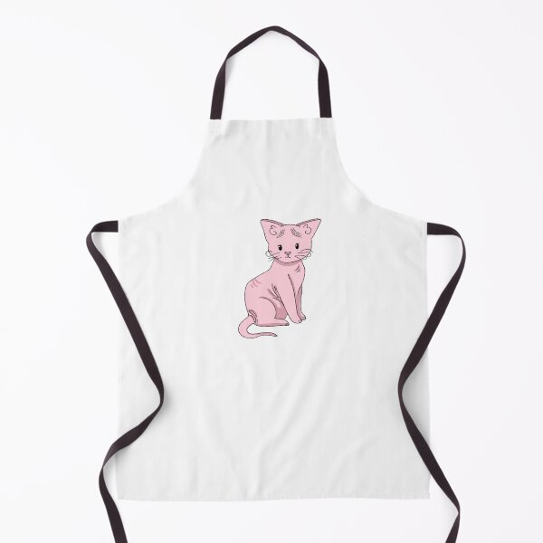 Item preview, Pink Hairless Sphinx Cat Kawaii Illustration designed and sold by casserolepets.