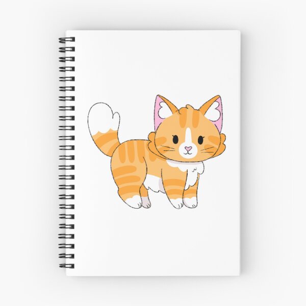 Item preview, Ginger Tabby and White Cat Kawaii Illustration  designed and sold by casserolepets.