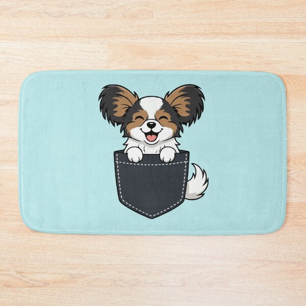 Item preview, Papillon Puppy in Pocket – Cute Cartoon Dog Lover designed and sold by The Real Life Symphony.