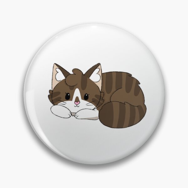 Item preview, Brown Tabby and White Cat Kawaii Illustration  designed and sold by casserolepets.