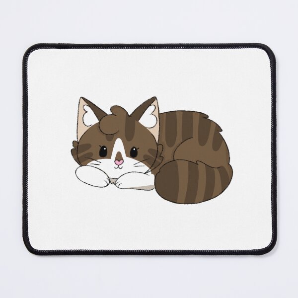 Item preview, Brown Tabby and White Cat Kawaii Illustration designed and sold by casserolepets.